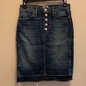 Hudson denim skirt